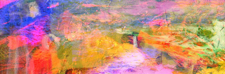 Abstrakt auf Leinwand © Laurin Rinder