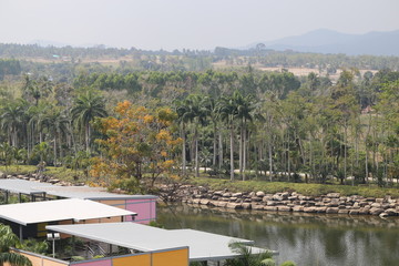 Naklejka premium Model French Park in Thailand