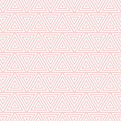 Geometric white pattern with triangles