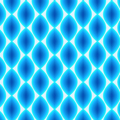 Glowing Abstract Pattern in Shades of Blue, vector