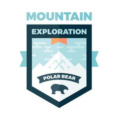 Mountain badge
