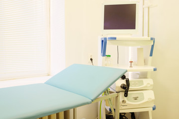 Endoscopic room. Video endoscope