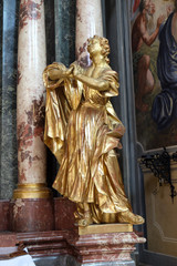 Fototapeta premium Saint John the Evangelist, Barmherzigenkirche in Graz, Austria 
