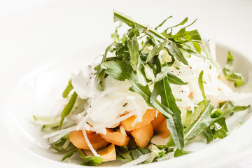 fresh salad with arugula