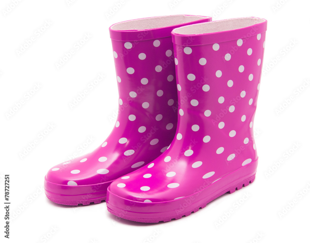 Poster pink gumboots