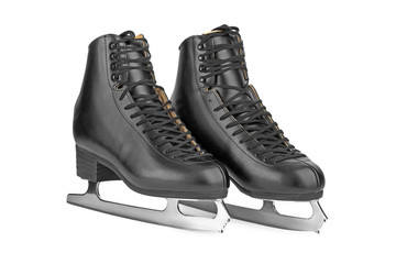 Black figure skates
