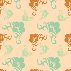Seamless pattern with flowers