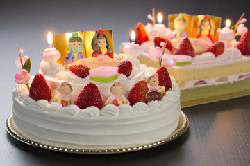 おひな様ケーキ