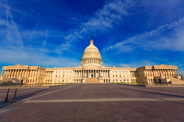 Fototapeta premium Capitol building Washington DC east facade US