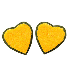 Thai style cake on white background