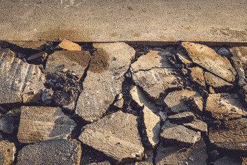 Asphalt road repair
