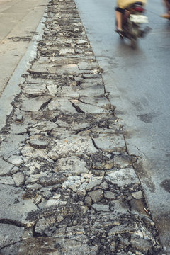 Asphalt road repair