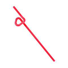 drinking straw isolated on white background