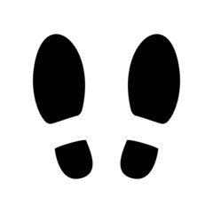 Shoe prints or Footprint icon.