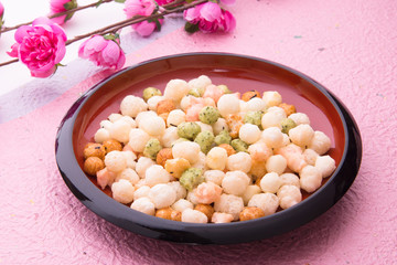 ひな祭りの雛あられ