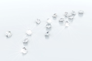 brilliant diamond jewel (high resolution 3D image)