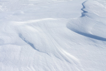Fototapeta na wymiar Natural snow background