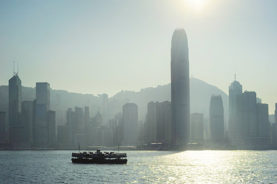 Hong Kong silhouette