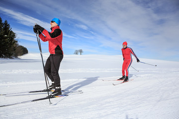 cross-country skiers
