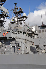 Bridge of destroyer, JMSDF,Hiroshima