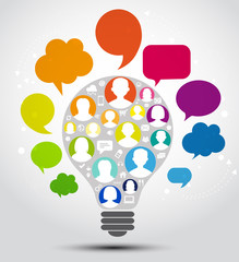Social web © elaborah