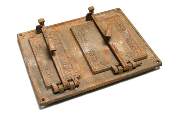 Fototapeta premium vintage stove door
