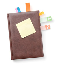 Terminkalender mit vielen Klebezetteln