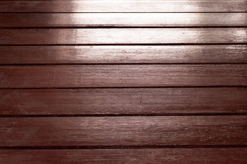 wooden desk and wall.