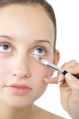Fototapeta premium Applying Makeup