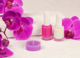 Nail salon, place for french manicure