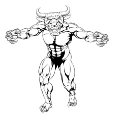 Bull mascot