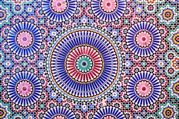 Arab mosaic in Marrakech