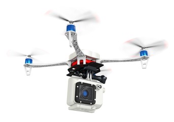 3d UAV drone with a camera