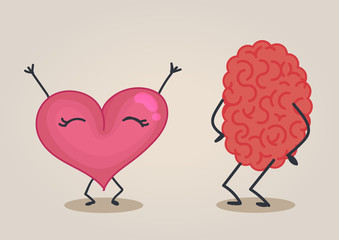Brain & heart characters