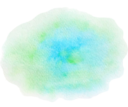 Green and blue watercolor background