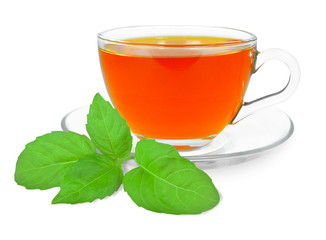 tea with basil