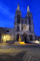Fototapeta na wymiar Burgos cathedral.