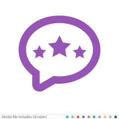 Sticker Icon - Vector file includes all colors