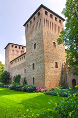 Fototapeta na wymiar Castle of Castelguelfo. Emilia-Romagna. Italy.