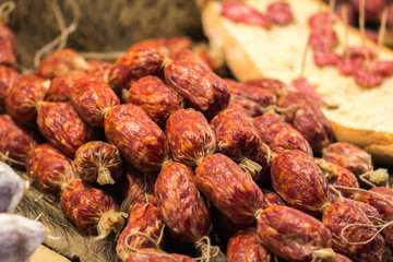 Wild boar salami