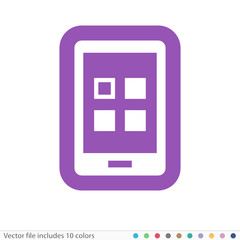 Sticker Icon - Vector file includes all colors