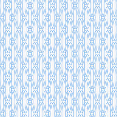 Abstract Blue Ovals Pattern, vector