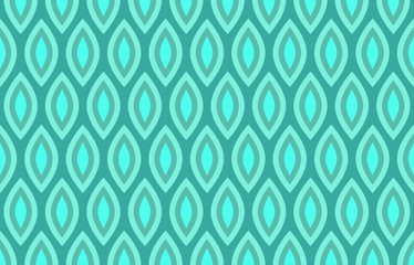 Abstract Geometric Seamless Pattern Background in Shades of Blue