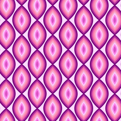 Abstract Pattern in Shades of Pink and Violet