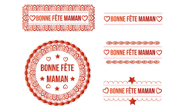 1 175 Best Bonne Fete Maman Images Stock Photos Vectors Adobe Stock