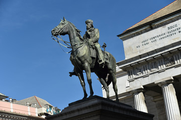 Obraz premium Statua equestre di Garibaldi