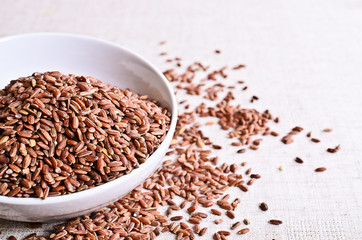 Brown unpolished rice