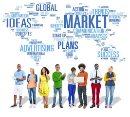 Market Business Global Business Marketing Commerce Concept