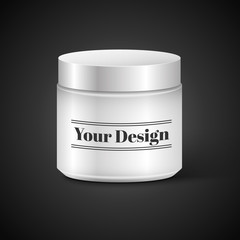 Blank Cosmetic Container for Cream, Powder or Gel