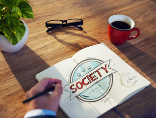 Diverse Businessman Brainstorming Society Concept